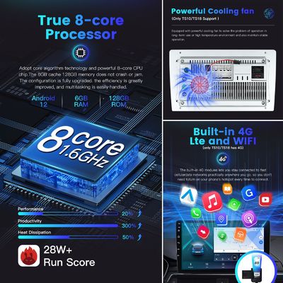 9インチ アンドロイド10 QLED 7862 スクリーン DSP カープレイ カーラジオ ナビゲーション ユニバーサル GPS 4G WiFi
