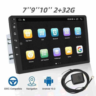 OS Android 10 カーラジオ IPS GPS 2 Din タッチスクリーン カー MP3 ブルートゥースプレーヤー FMラジオ