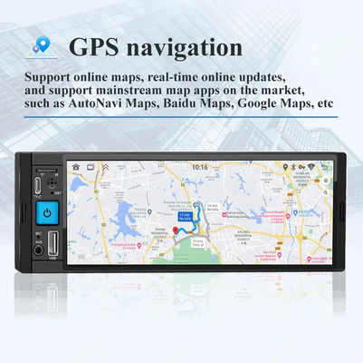 ワイヤレスカープレイ/Android オートWiFi ブルートゥース ハンドフリー GPS FM USB HDタッチスクリーン MP5プレーヤー 1DIN 6.86 インチ Android カーラジオ