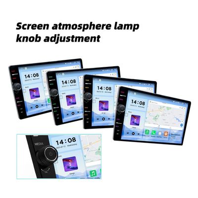 10.1&quot;タッチスクリーン 2 32GB フルフィット Android メディアプレーヤー DVD 2Din ナビゲーション カーラジオ 360 パノラマ カープレイ-Android オート