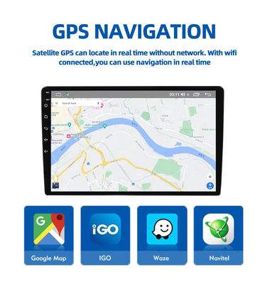 ユニバーサル9インチAndroid 11 カーステレオ ダブルディンタッチスクリーン ビデオ オートラジオ GPS WIFI BT FM RDS
