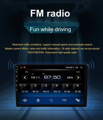 ユニバーサル9インチAndroid 11 カーステレオ ダブルディンタッチスクリーン ビデオ オートラジオ GPS WIFI BT FM RDS
