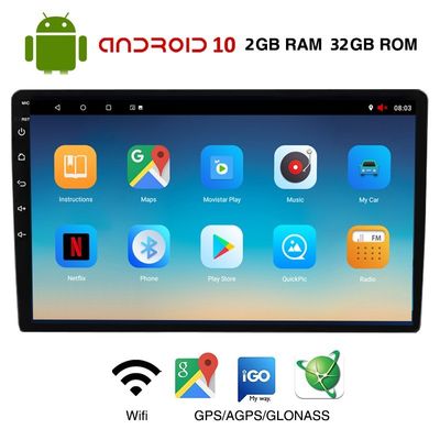 2 64G カーラジオ リアビューカメラ アンドロイド オートカープレイ GPS ナビゲーション WIFI ブルートゥース