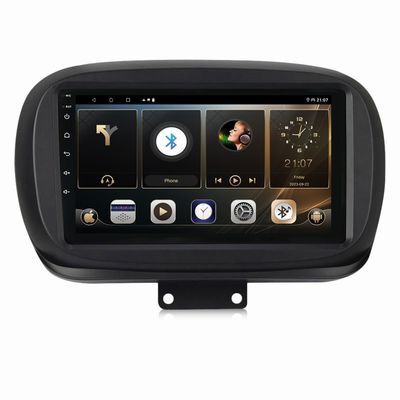 FIAT 500 2007-2015 AHD 1080P カメラと4コアCPUの2DINカーステレオオーディオプレーヤー