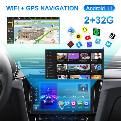ユニバーサルカー 2 ディン Android12 カープレイ GPS TS7 プレイヤー 多言語サポート