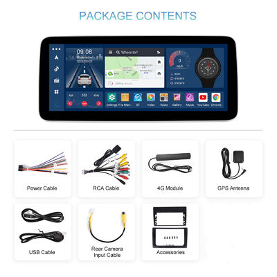 ユニバーサル 12.3インチ CarPlay アンドロイド GPS ナビゲーション プレイヤー DSP 機能 連絡してください