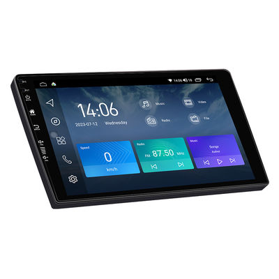 1280*800 解像度 2 アンドロイド オート BT5.0 4G DSP RDS と GPS ナビゲーション付きの Din 車用ラジオ