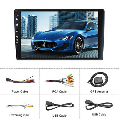 1280*800 解像度 2 アンドロイド オート BT5.0 4G DSP RDS と GPS ナビゲーション付きの Din 車用ラジオ