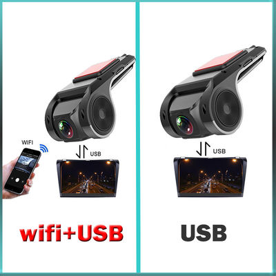 USBカーダッシュカメラ HD 1080P 170° ワイドアングルレコーダー フロントADAS Android DVR ナイトバージョン
