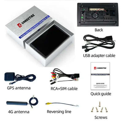 7 9 10インチカーマルチメディアビデオプレーヤーとカープレイ-Android オートとステレオ機能