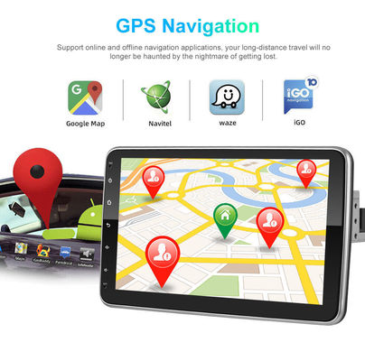ユニバーサル 10.36' IPS アンドロイド カーラジオ GPS Wifi 1 Din タッチスクリーン カープレイ HD カメラ