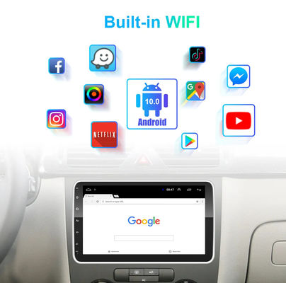 ユニバーサル 10.36' IPS アンドロイド カーラジオ GPS Wifi 1 Din タッチスクリーン カープレイ HD カメラ