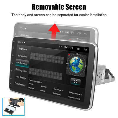 10インチのAndroidカーラジオ360回転マルチメディアプレーヤー GPS IPSタッチスクリーン HDディスプレイ FM ブルートゥース