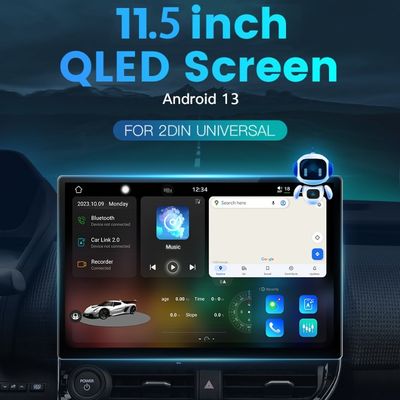 ユニバーサル カー ラジオ Android13 カー プレイヤー 11.5インチ QELD スクリーンと 8 コア TS10 ラジオ
