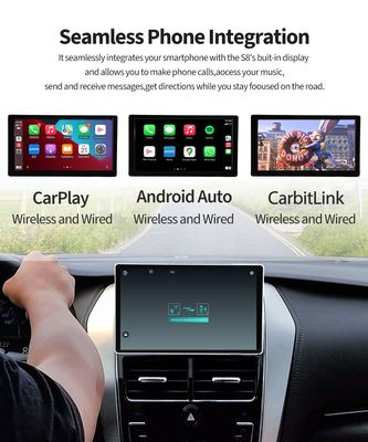 ユニバーサル カー ラジオ Android13 カー プレイヤー 11.5インチ QELD スクリーンと 8 コア TS10 ラジオ