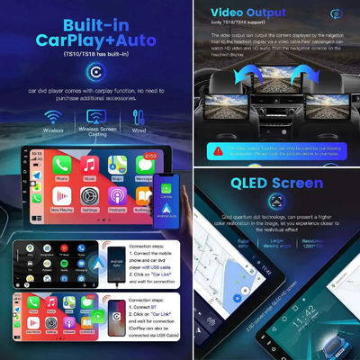 ユニバーサル10インチ2 32GB Carplay アンドロイド自動CDプレーヤー