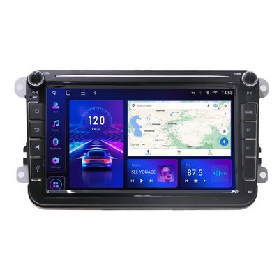 バックアップカメラ VW VW ゴルフ 6 トゥーラン 8 インチ タッチスクリーン カーステレオ